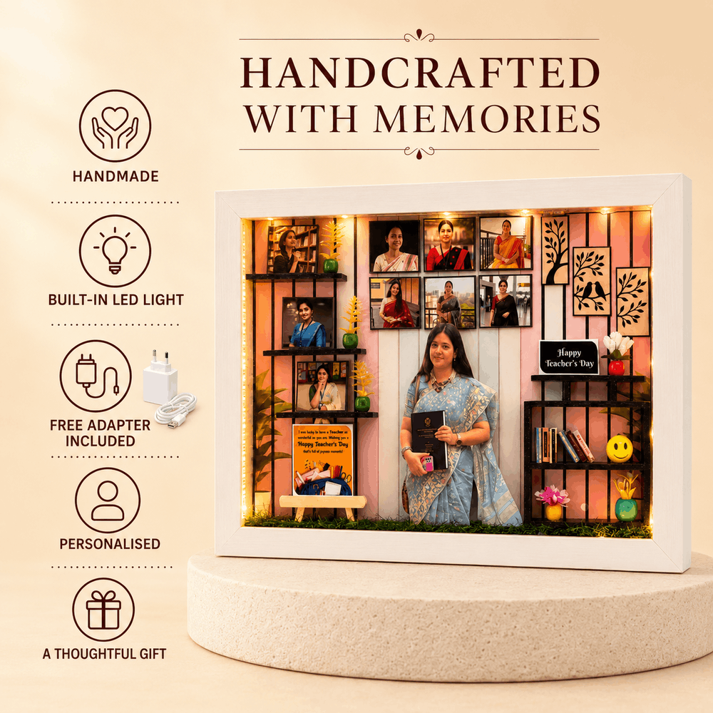Teacher's Day 3D Miniature Frame