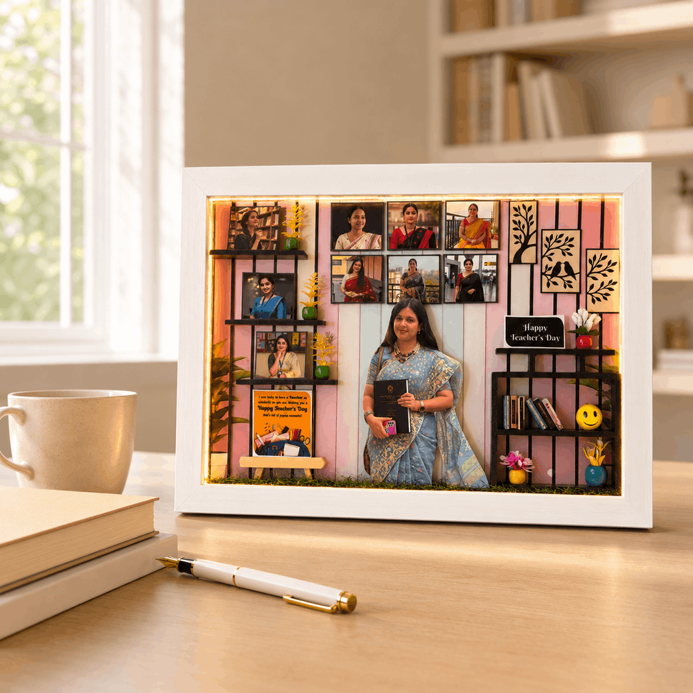 Teacher's Day 3D Miniature Frame