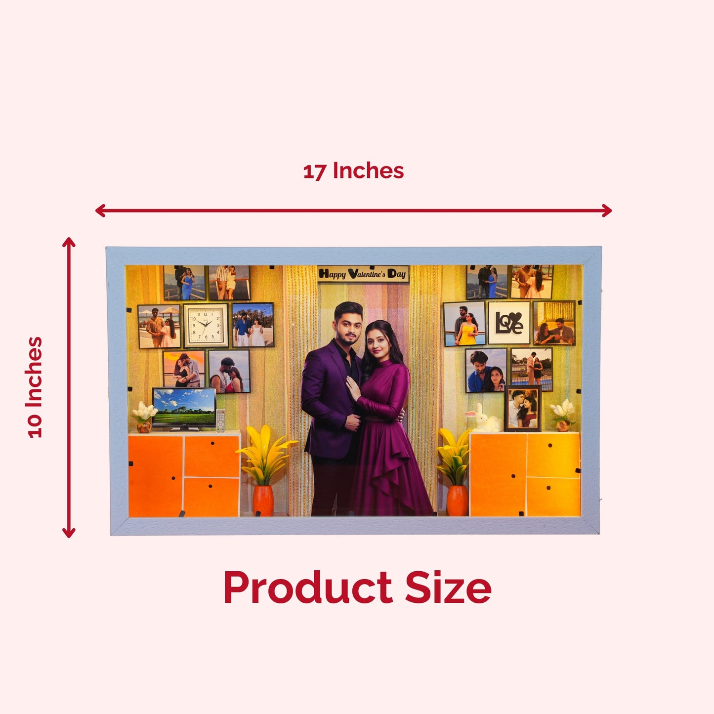 Stunning 3D Miniature Frame For Valentines Day