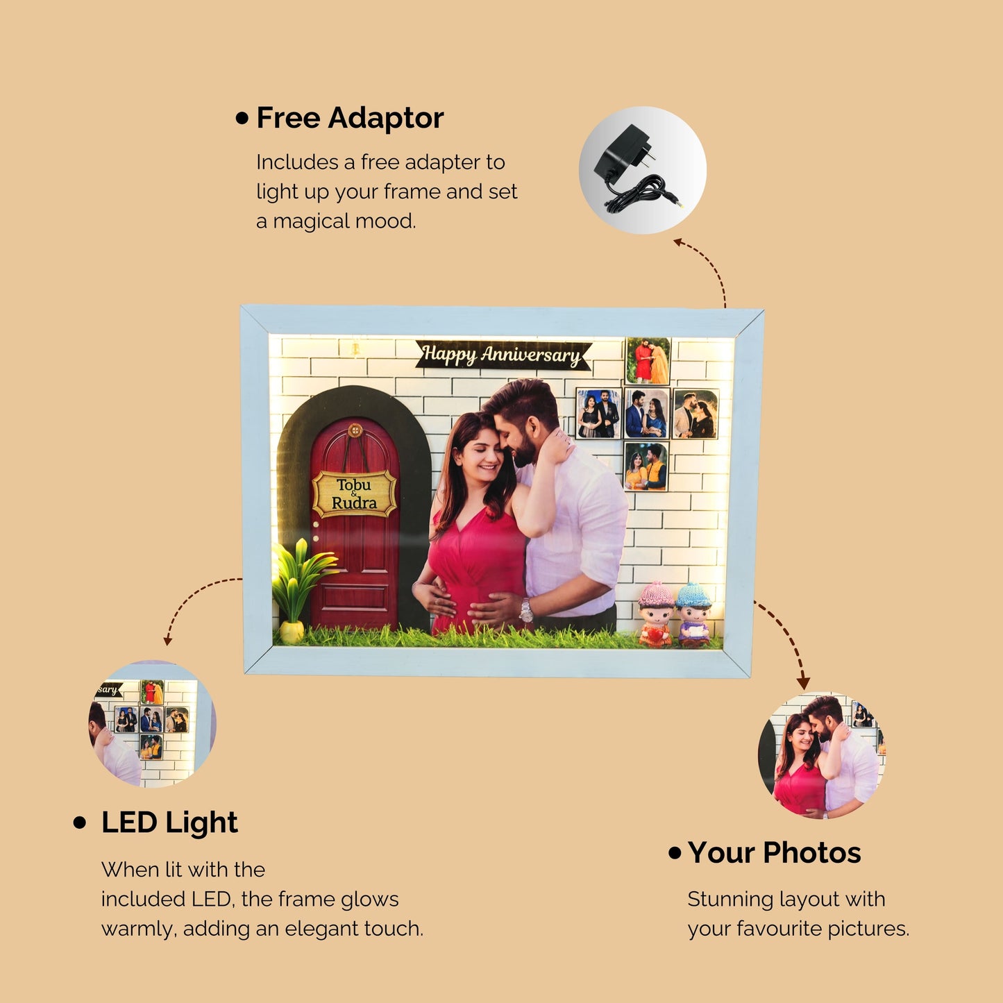 Beautiful Anniversary Miniature Frame