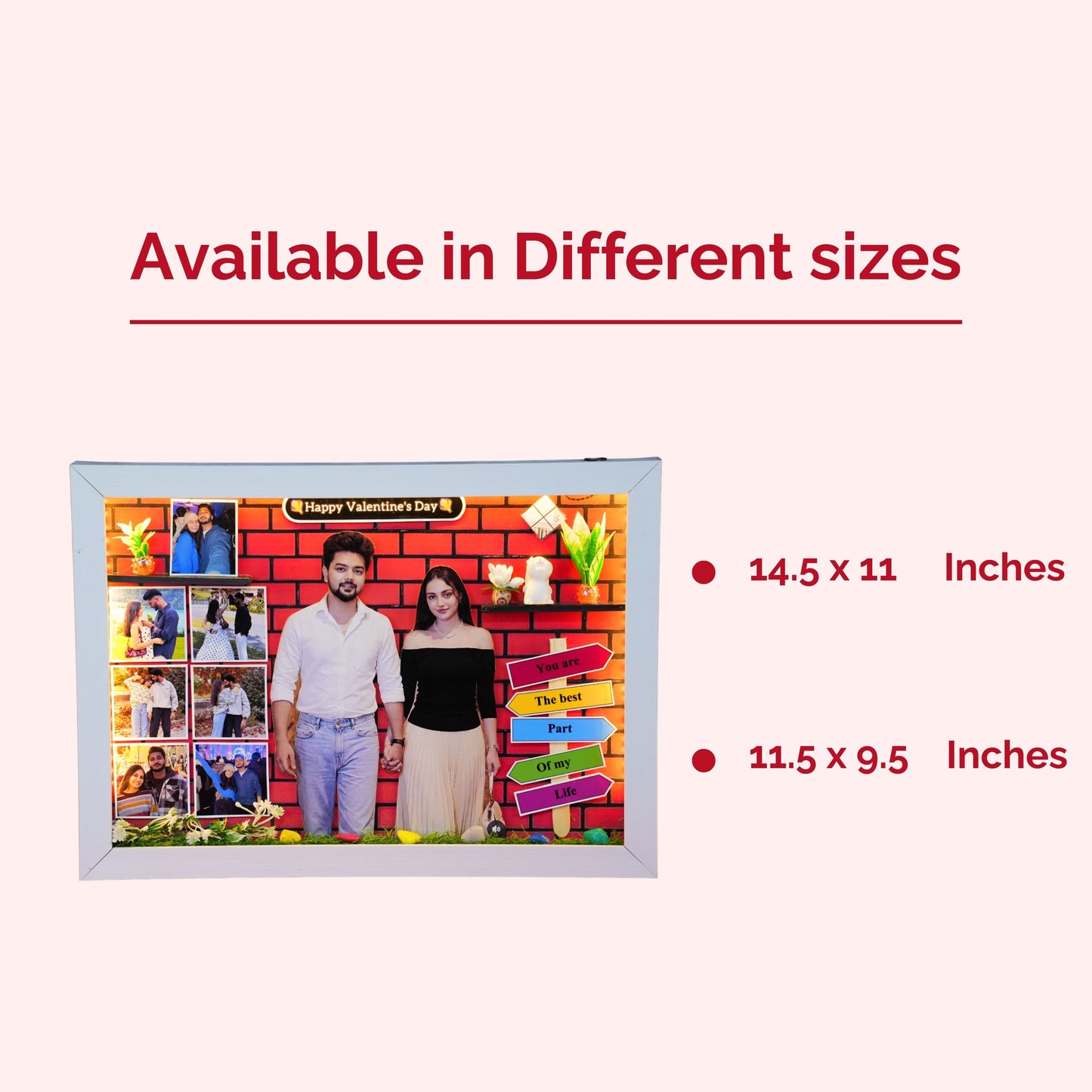 Happy Valentines Day Miniature Frame