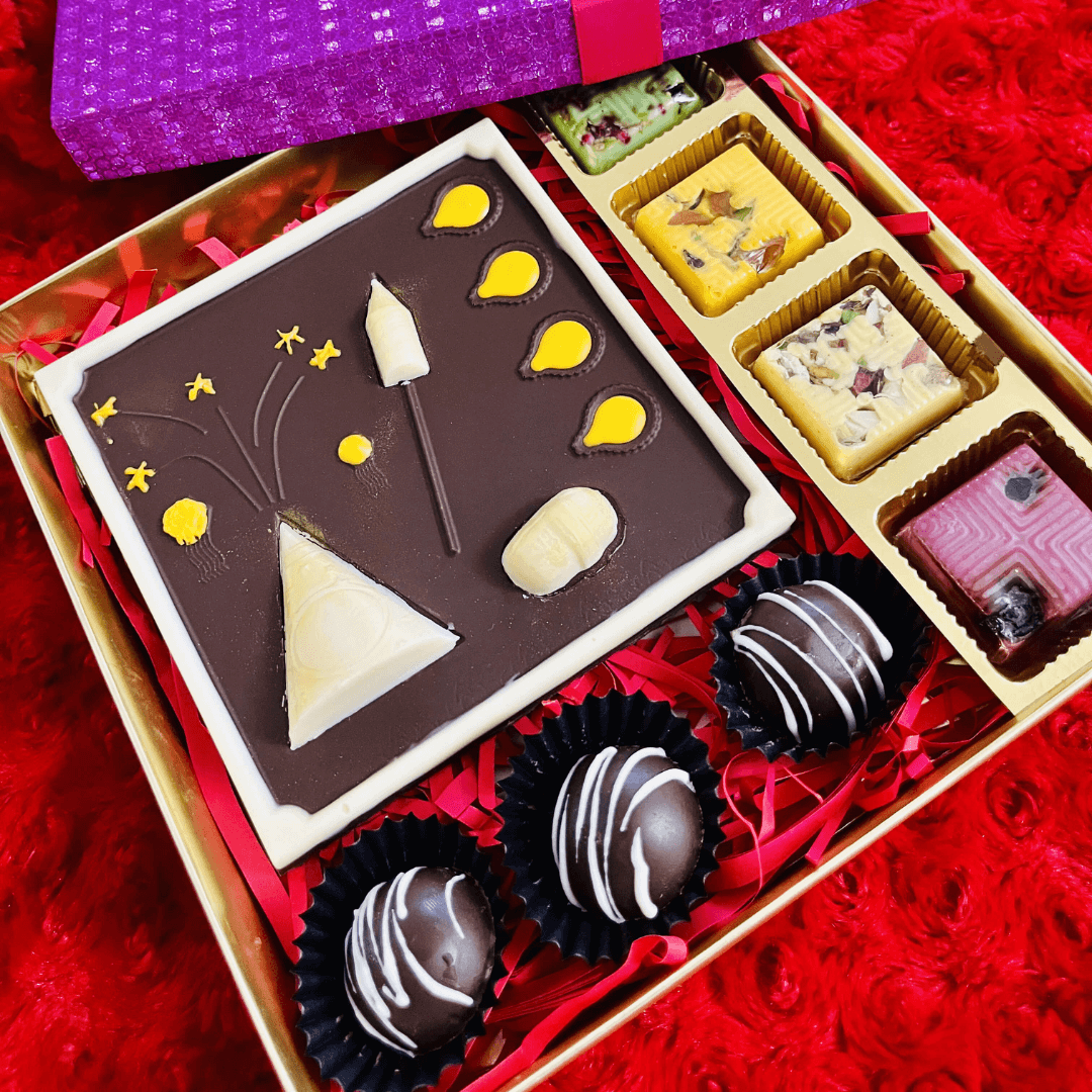 Beautiful Diwali Chocolate Box