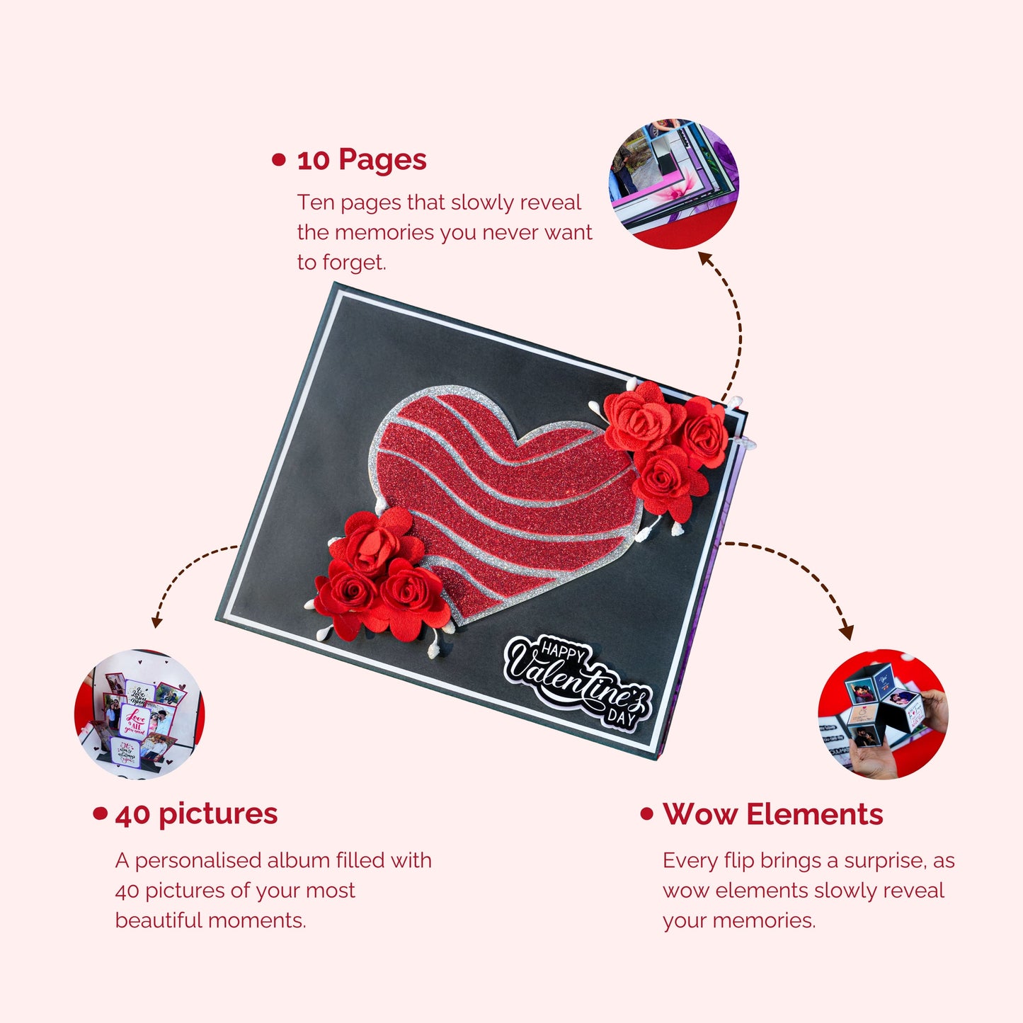Valentine Photo Album With Wow Elements