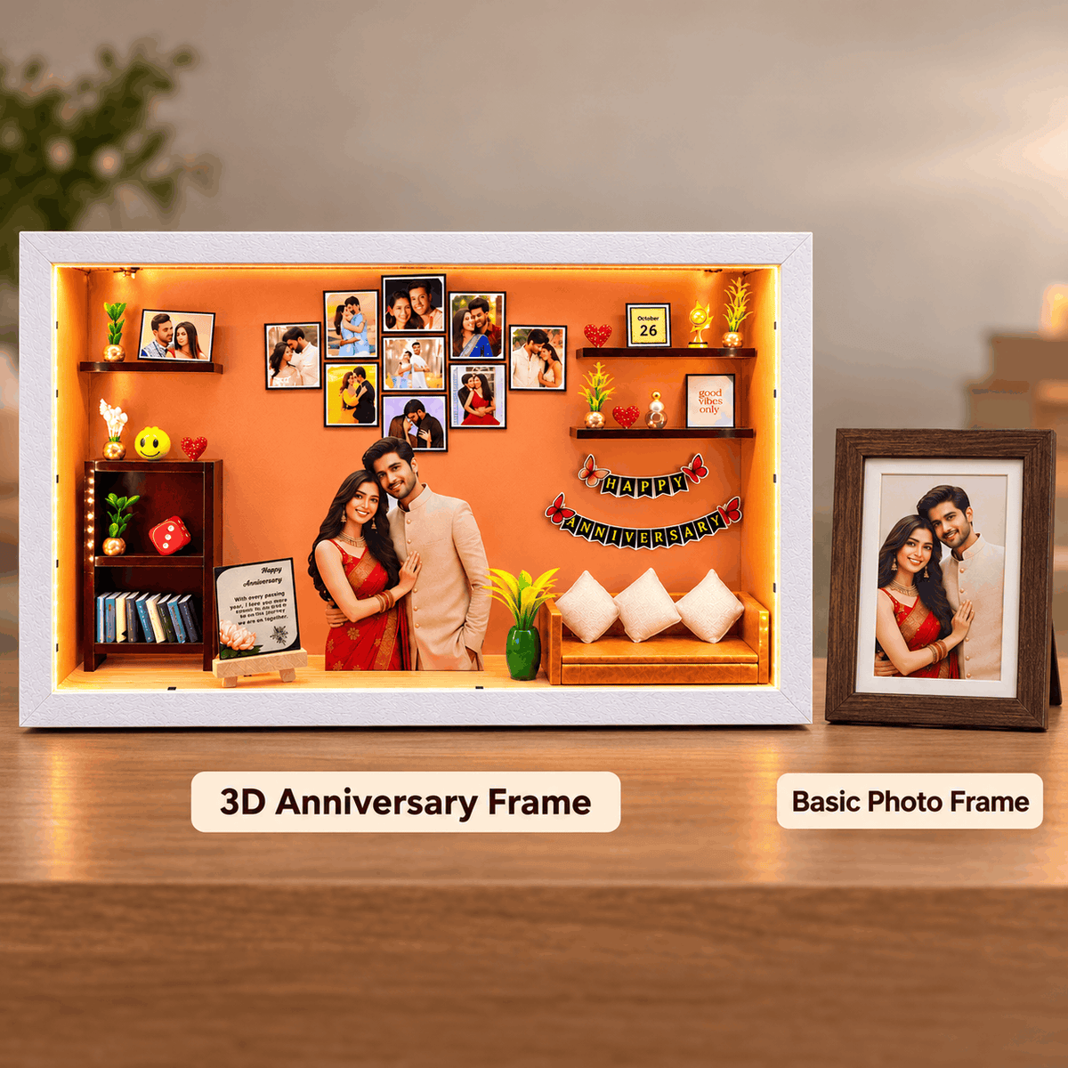 Beautiful Big Size 3D Miniature Frame