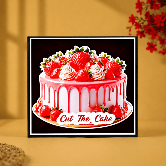 Personalized “Cut the Cake” Photo Album for Dad
