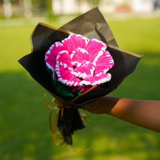 Handcrafted Pink Rose Bouquet