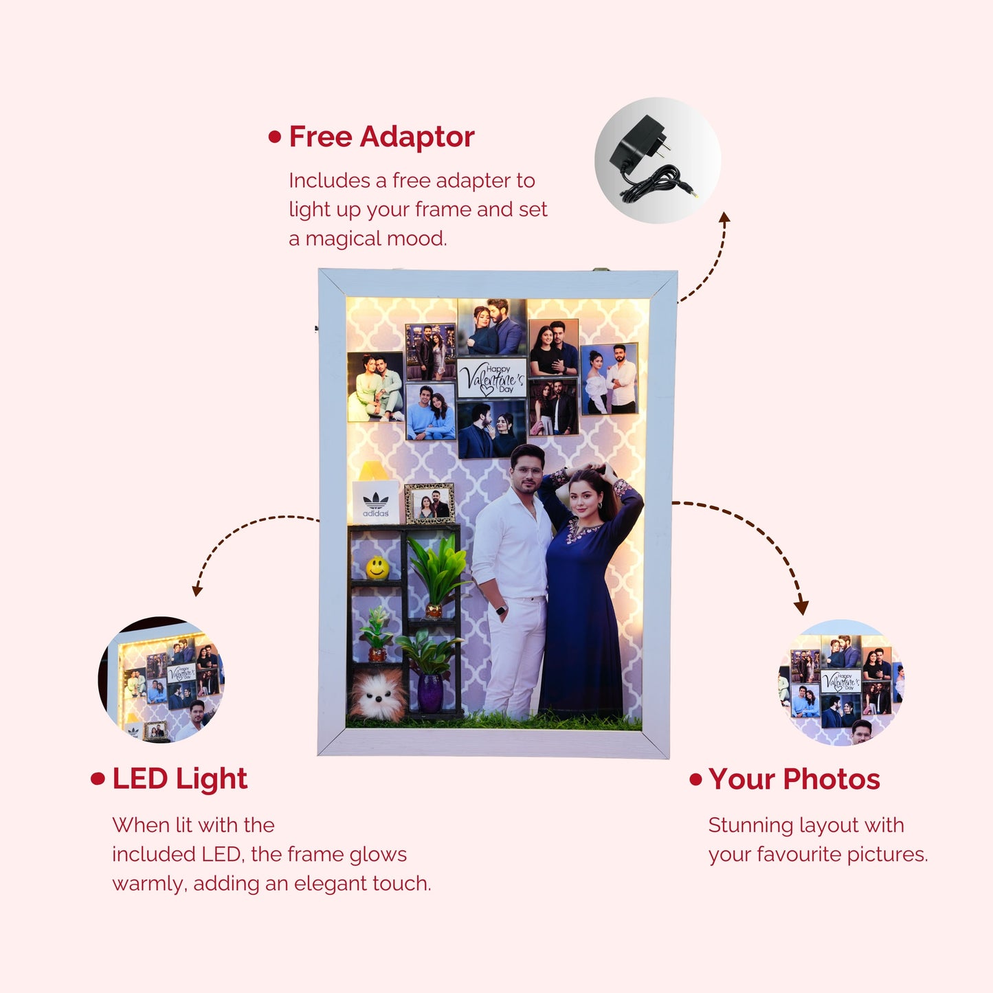 Personalised Valentine Miniature Frame