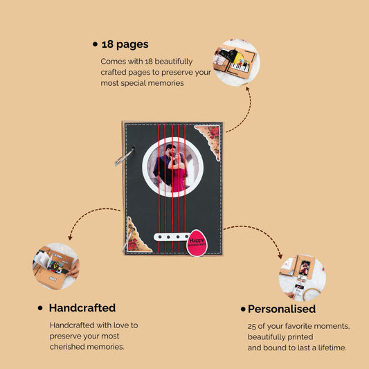 Handcrafted Personalised Anniversary Album
