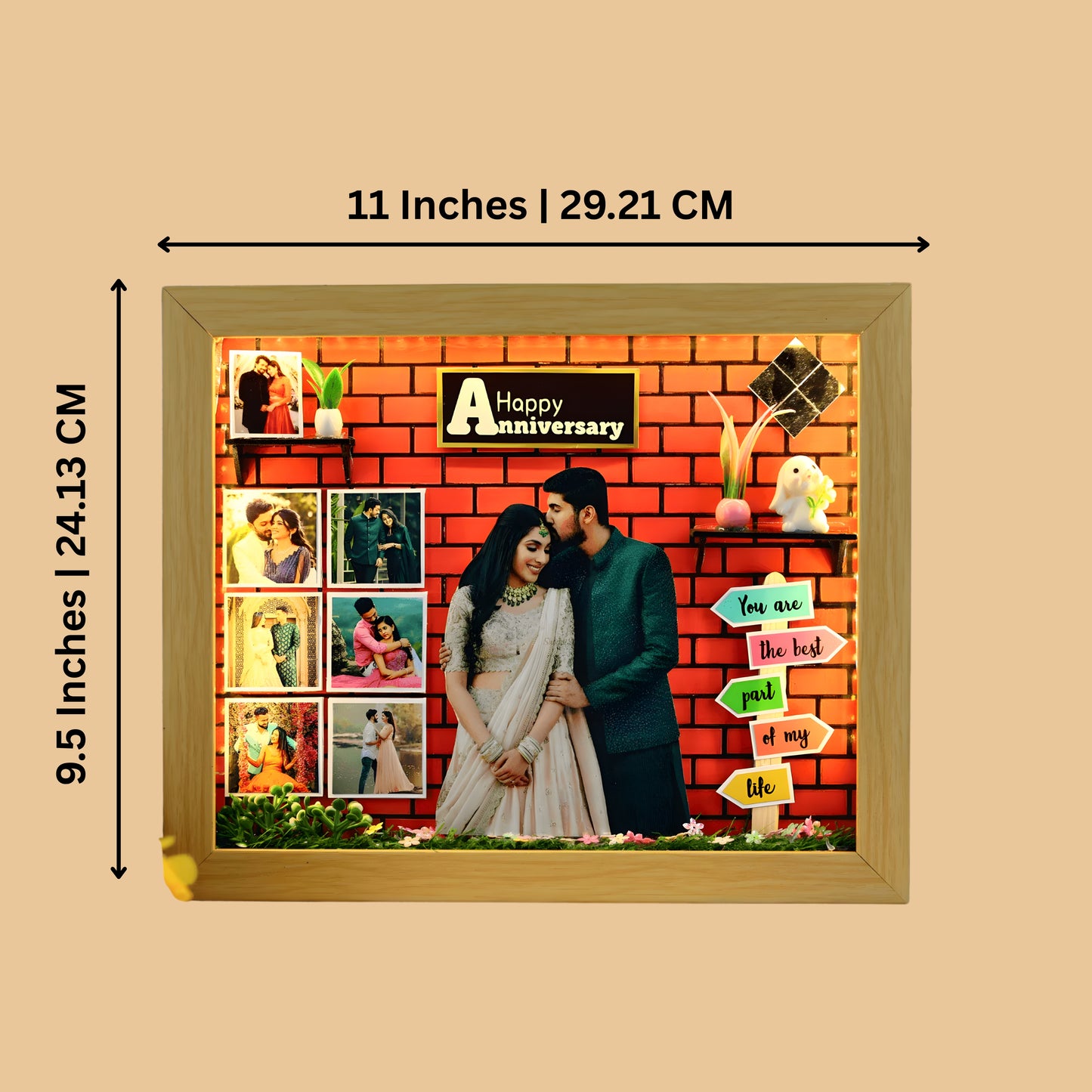 Happy Anniversary Miniature Frame