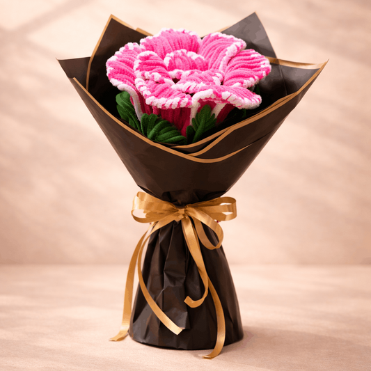 Handcrafted Pink Rose Bouquet