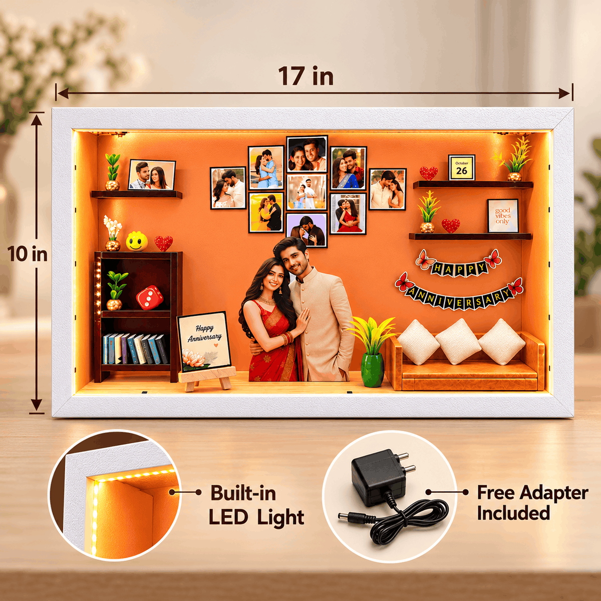 Beautiful Big Size 3D Miniature Frame
