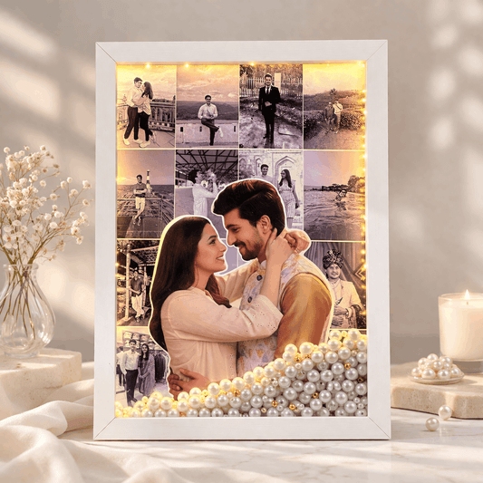 Aesthetic LED Floating Pearl Frame