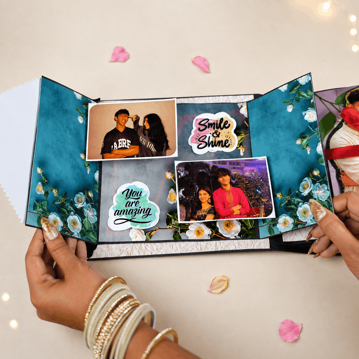 "Burn & Reveal Rakhi" Personalized Photo Album