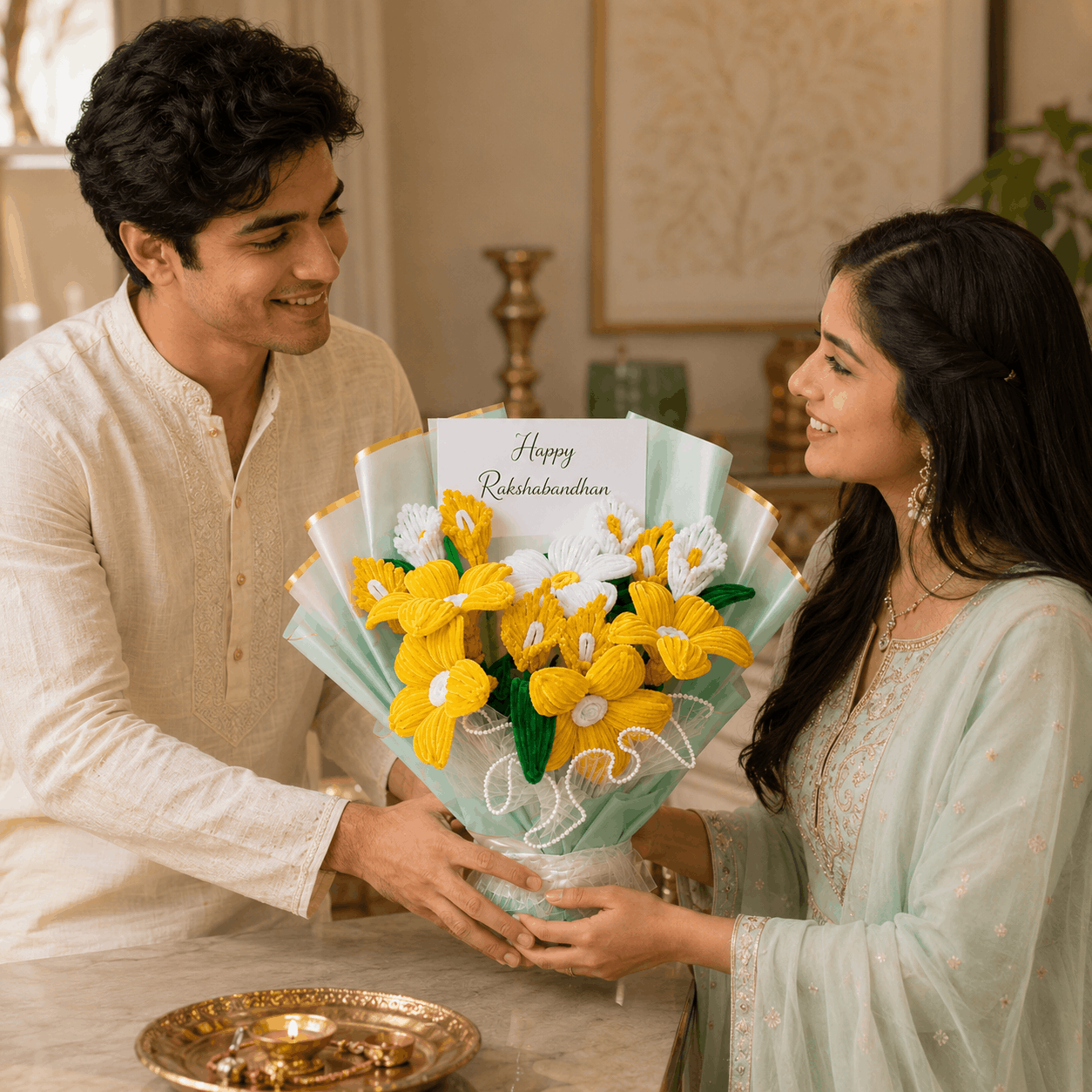 Raksha Bandhan Special Flower Bouquet