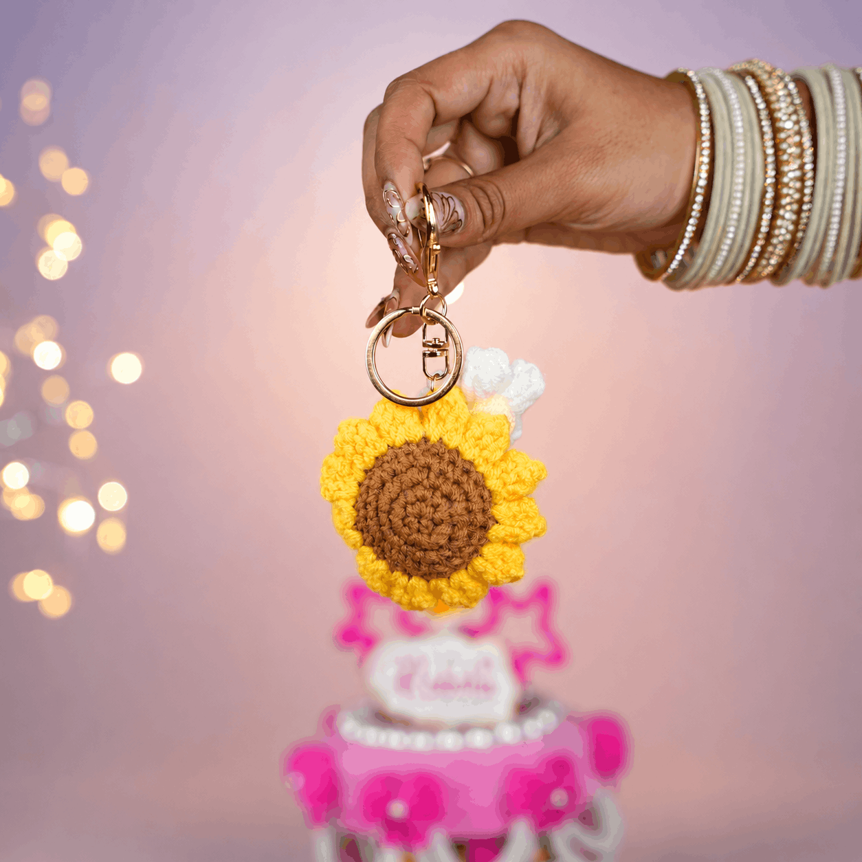 Beautiful Photo Cake Box Rakhi Hamper