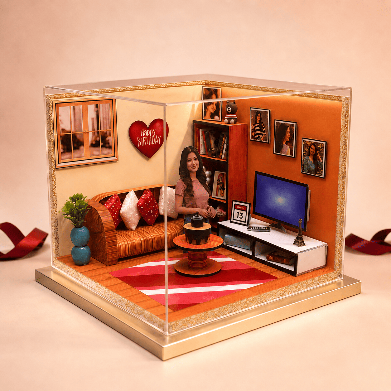3D Room Miniature For Birthday | Anniversay