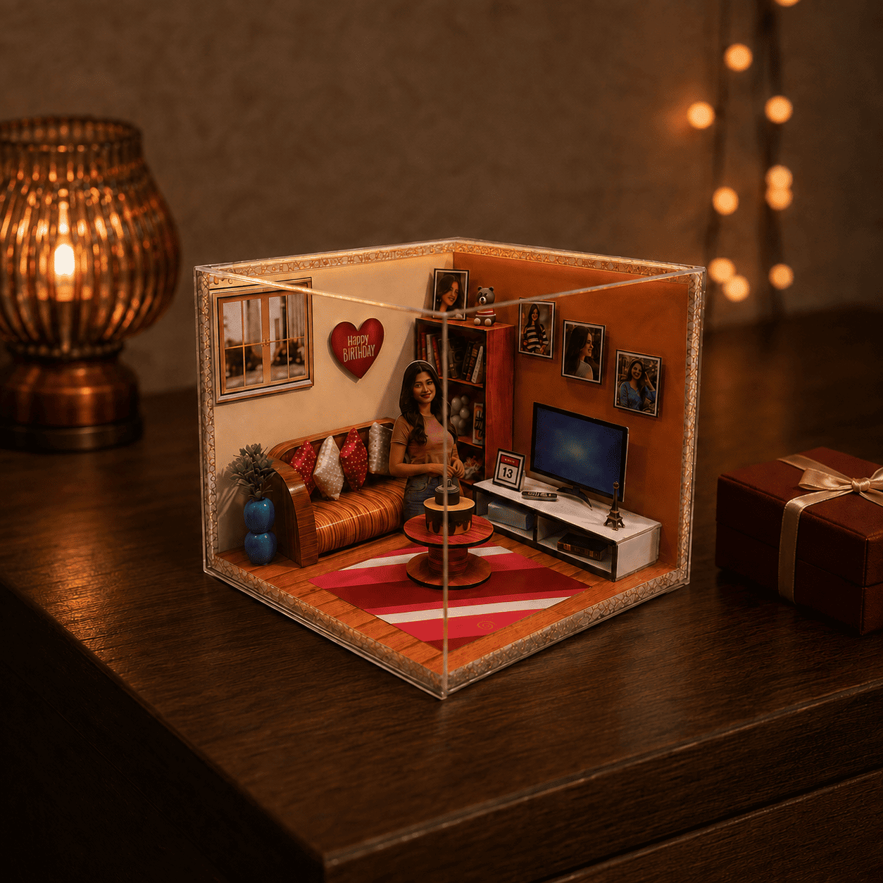 3D Room Miniature For Birthday | Anniversay