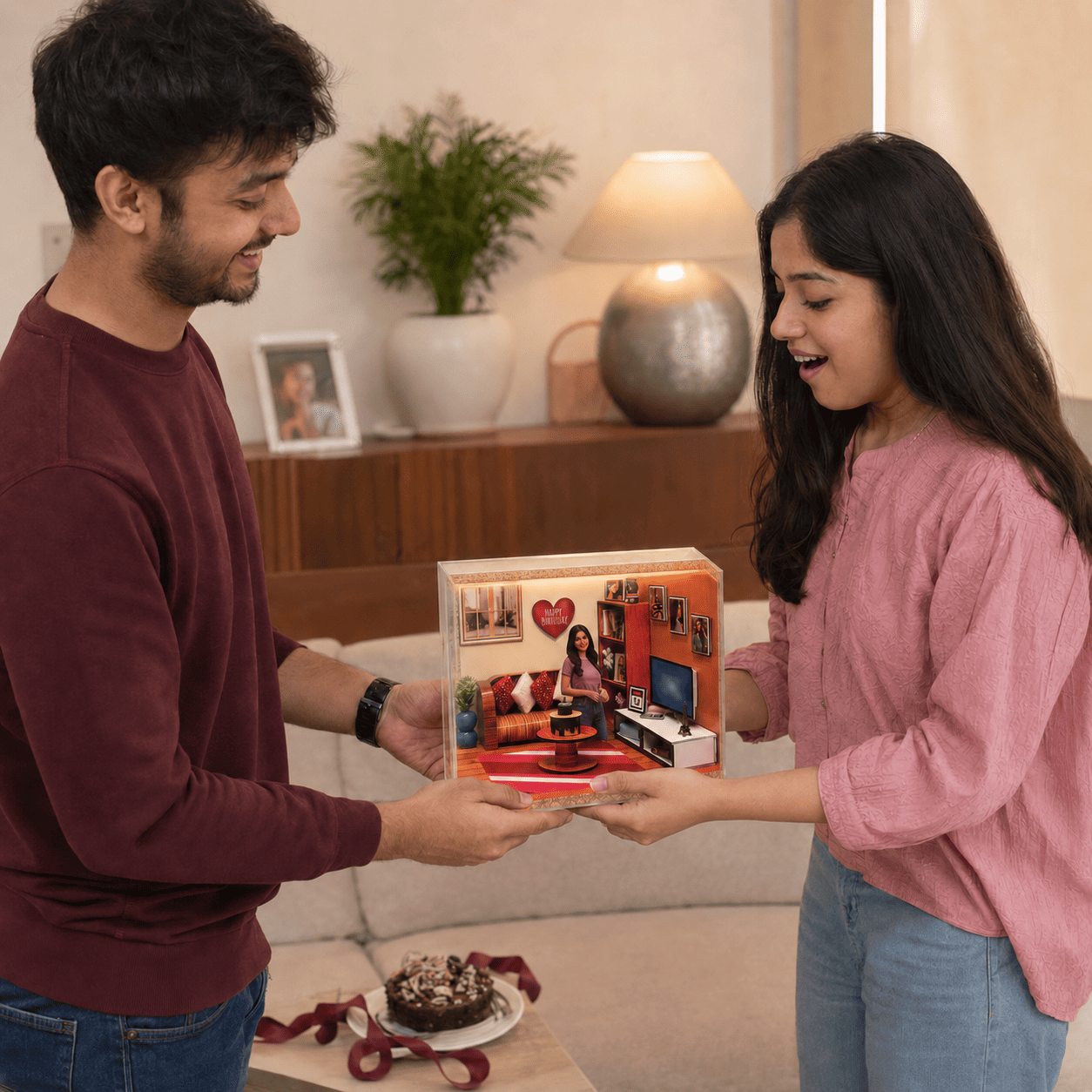 3D Room Miniature For Birthday | Anniversay