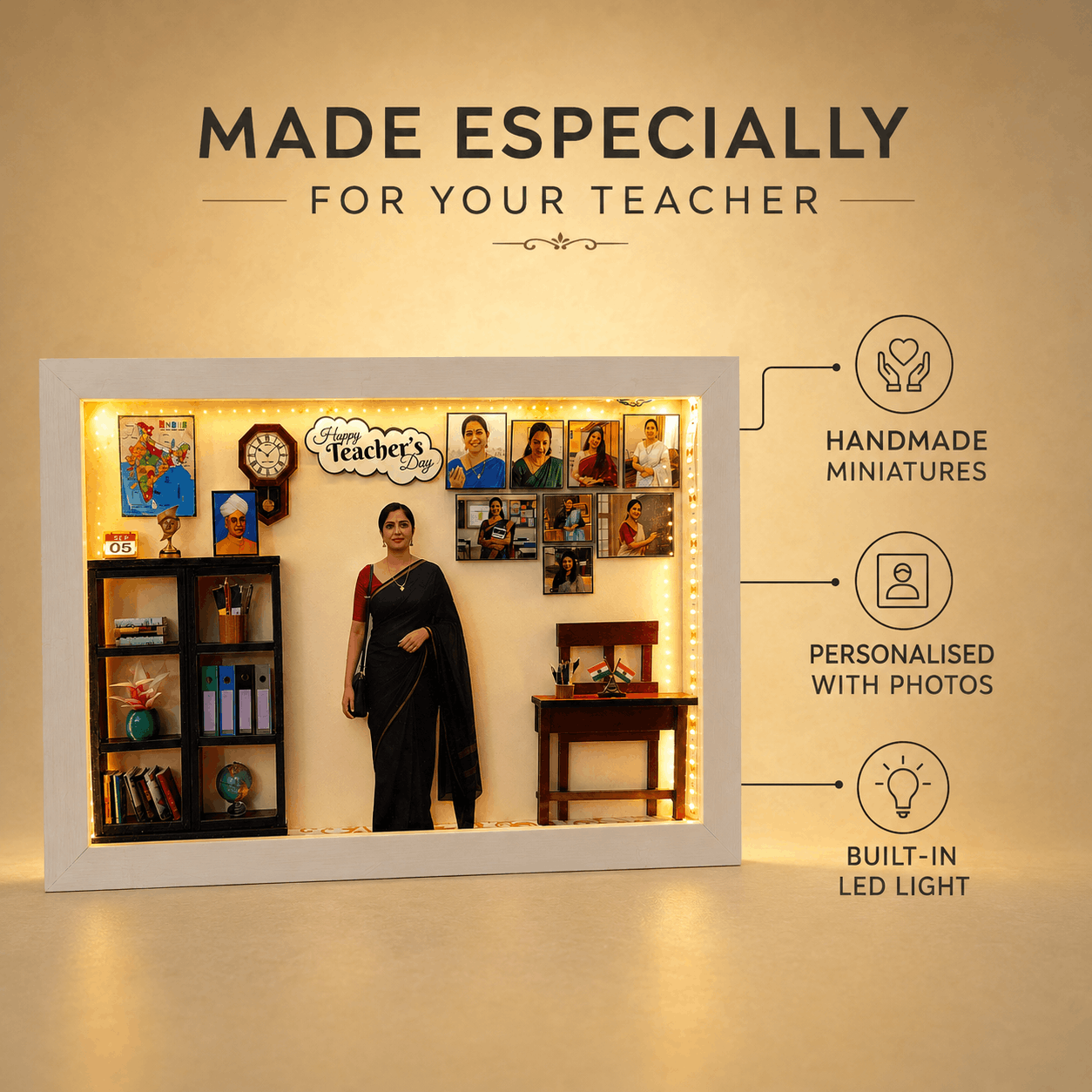 Personalised Miniature Frame For Teachers