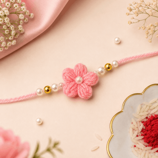 Premium Handmade Floral Rakhi For Brother