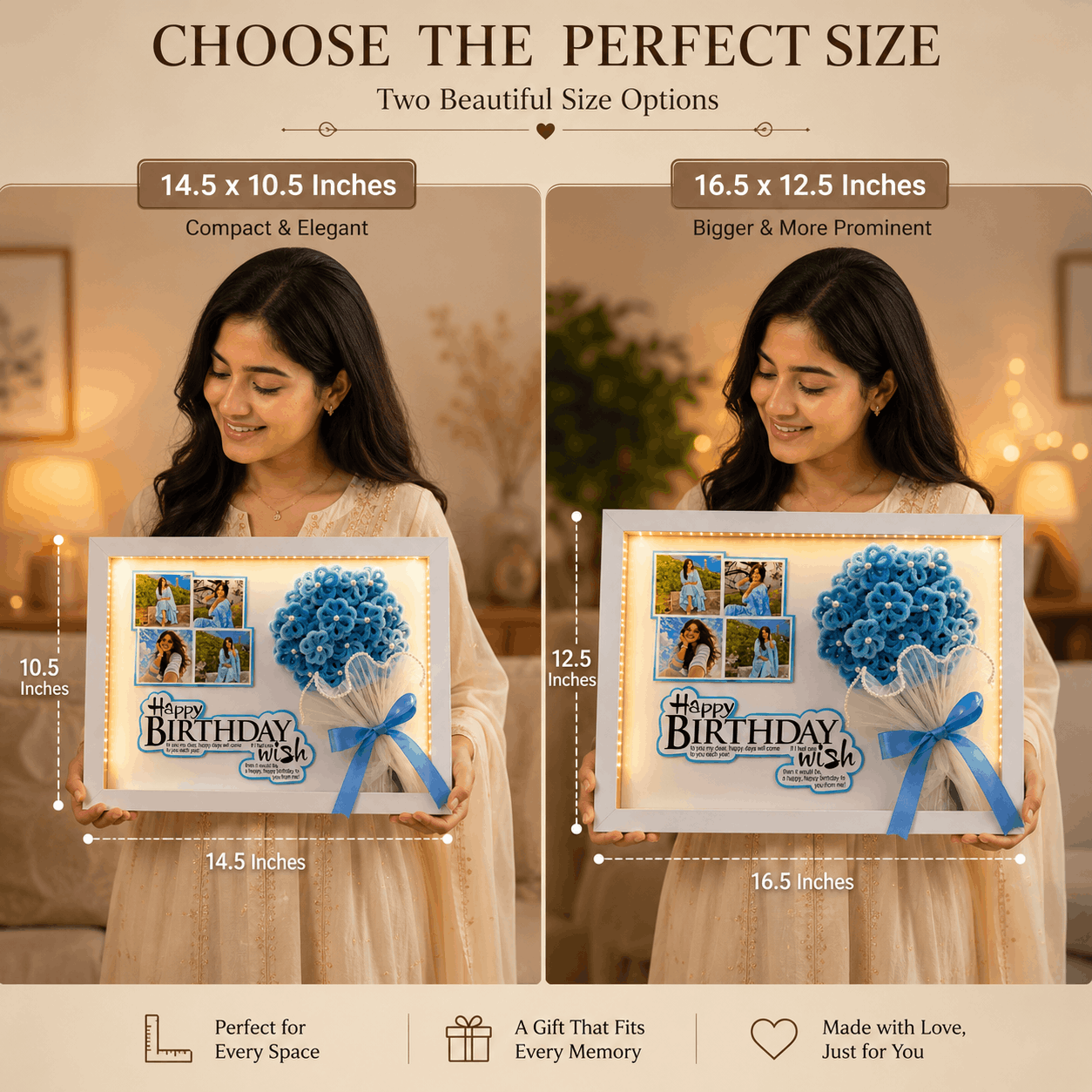 Happy Birthday LED Photo Frame
