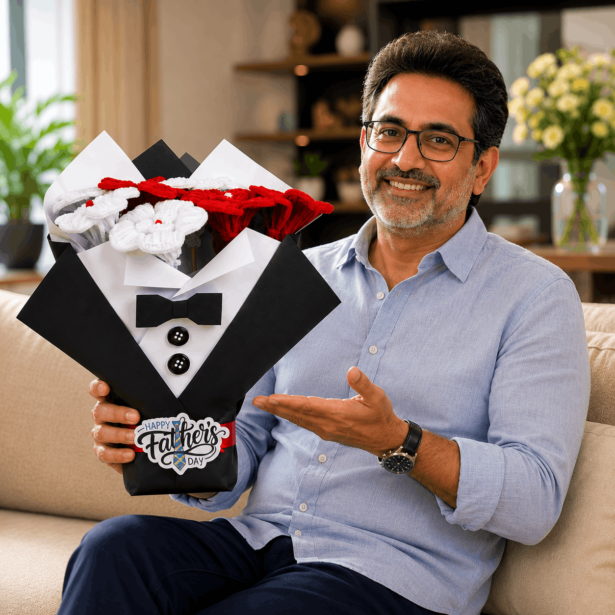 Happy Father's Day Tuxedo Bouquet