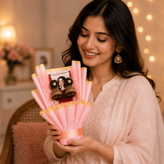 The Perfect Jhumka Bouquet