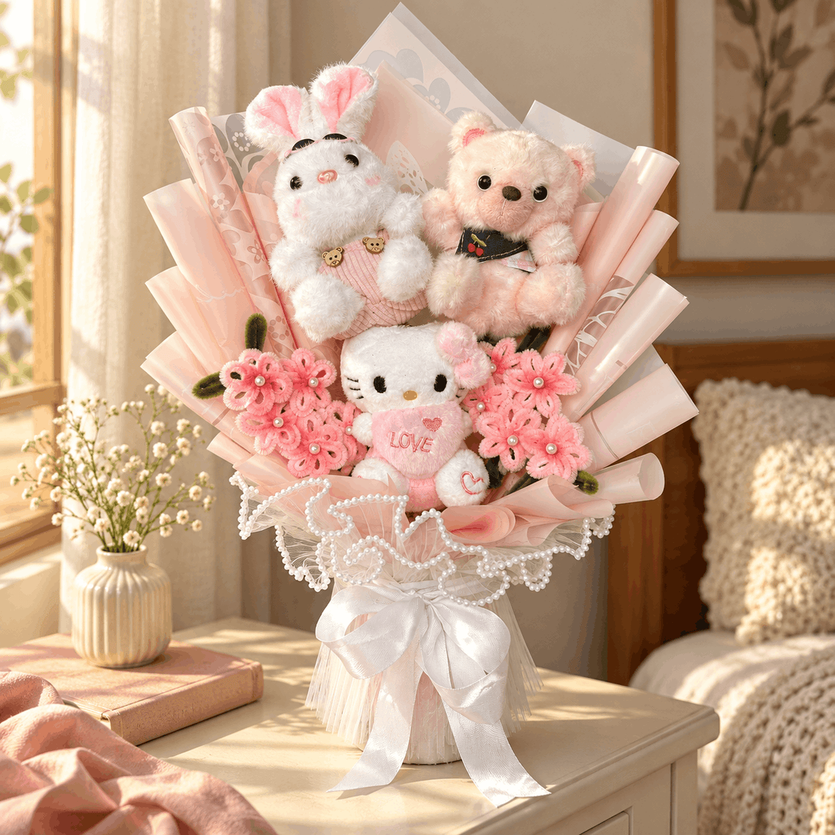 Handcrafted Cute Plushie Bouquet