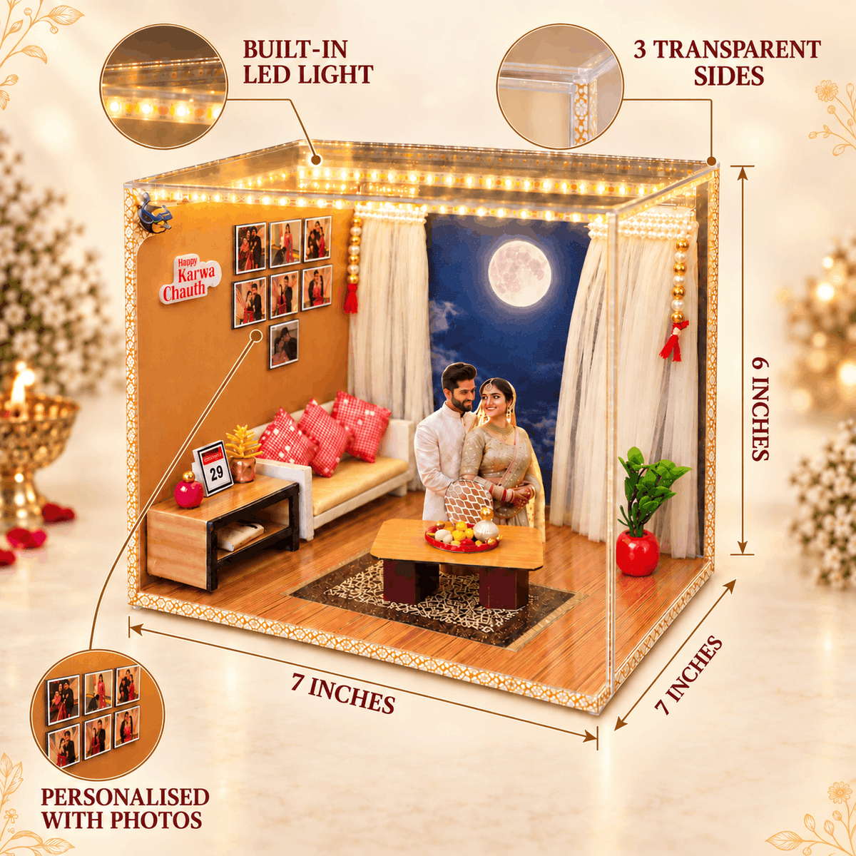 Beautiful Karwa Chauth Special Room Miniature