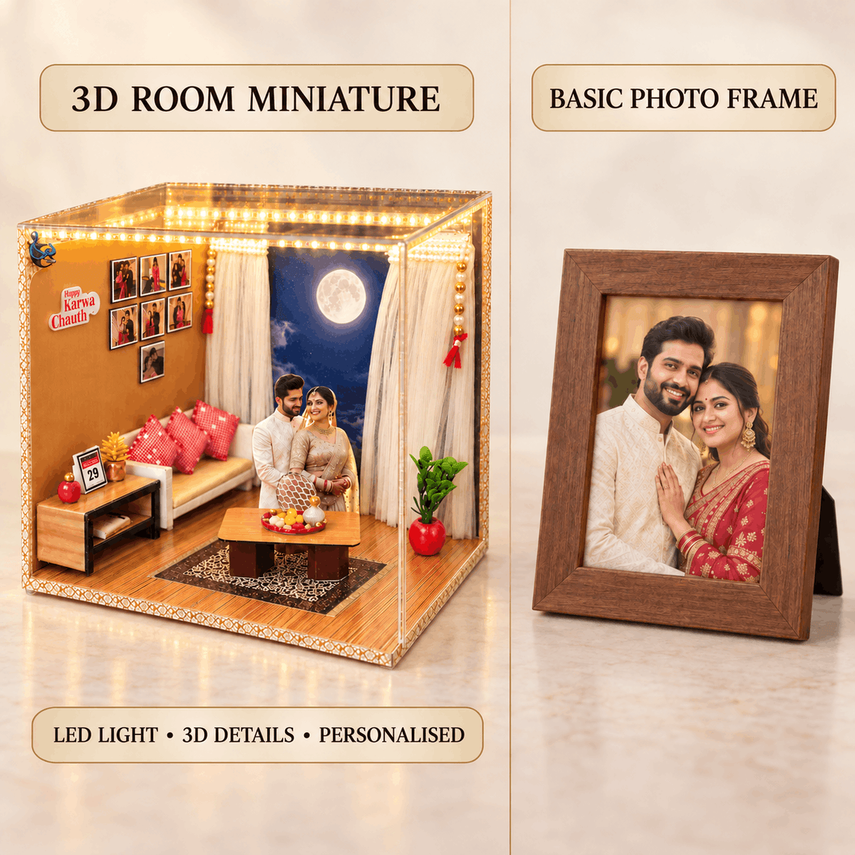 Beautiful Karwa Chauth Special Room Miniature