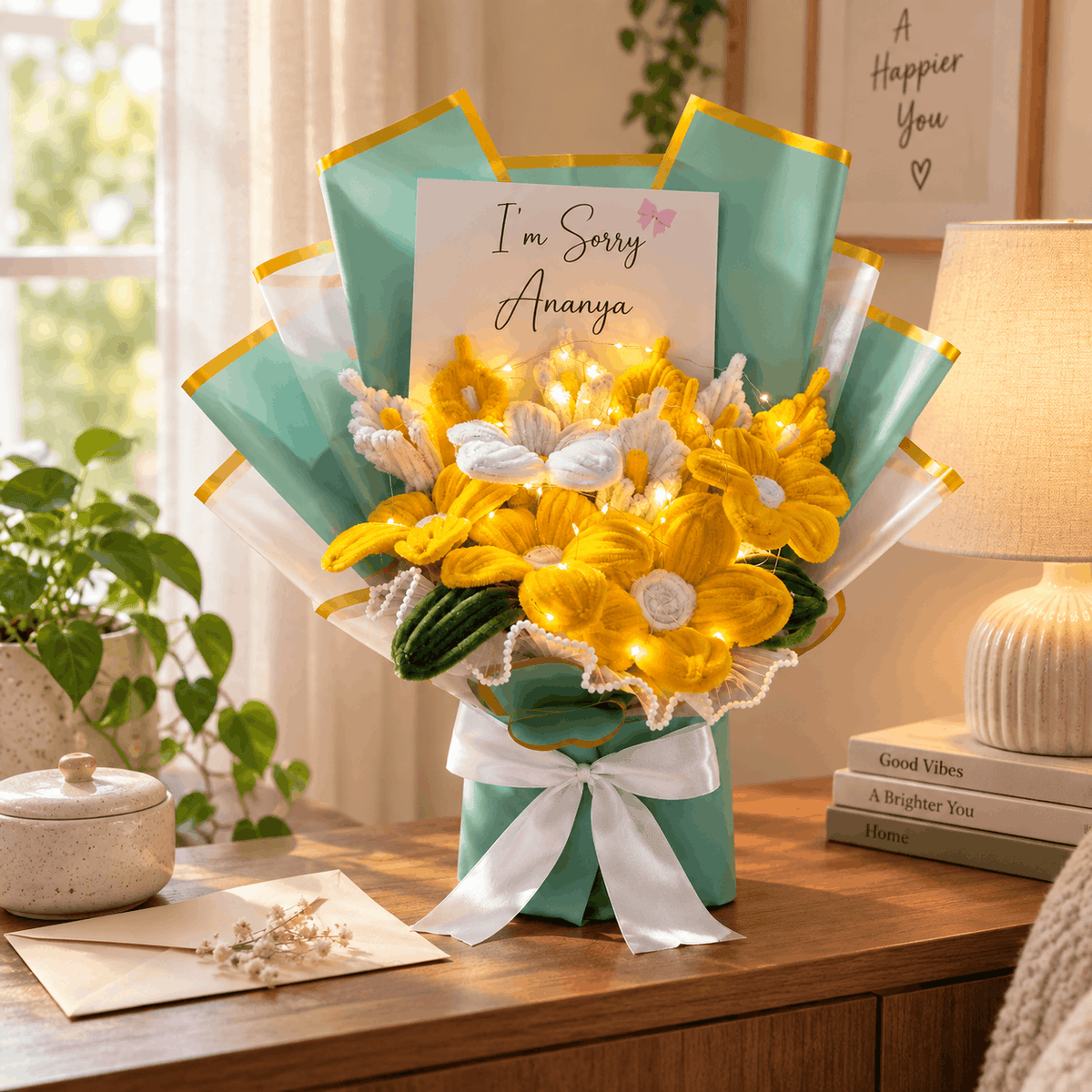 Handcrafted I'm Sorry Flower Bouquet