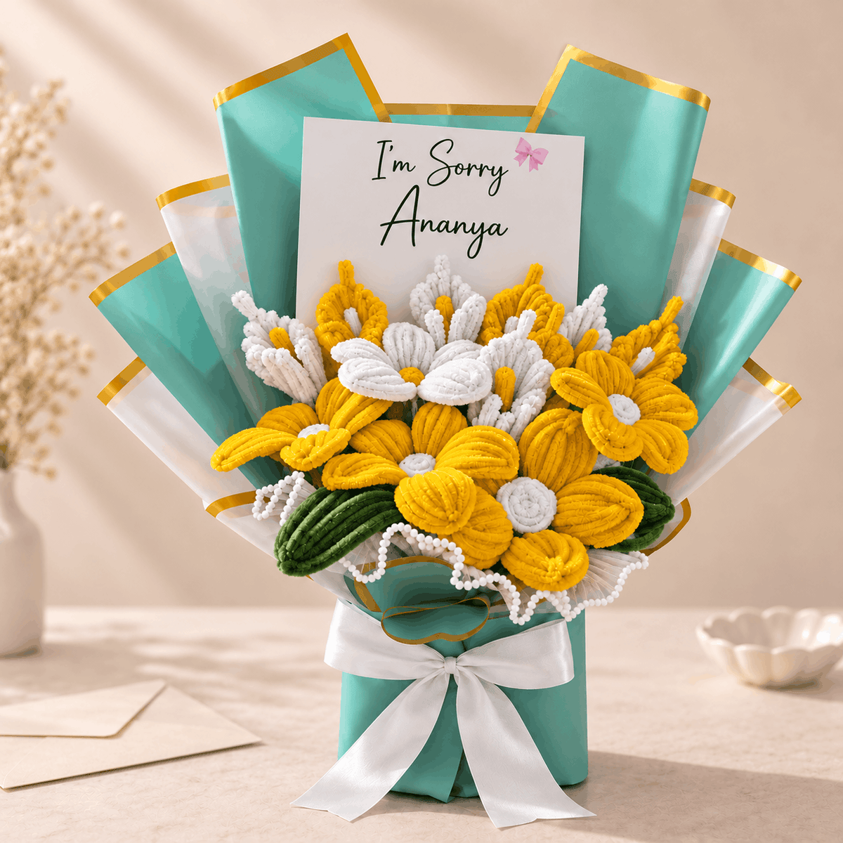 Handcrafted I'm Sorry Flower Bouquet