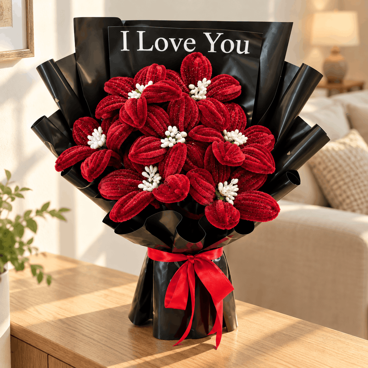 Beautiful Handcrafted Forever Flower Bouquet