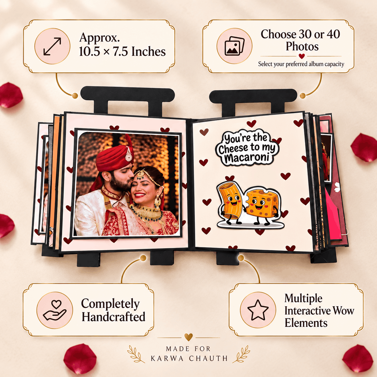 "Scratch & Reveal" Karwa Chauth Photo Album