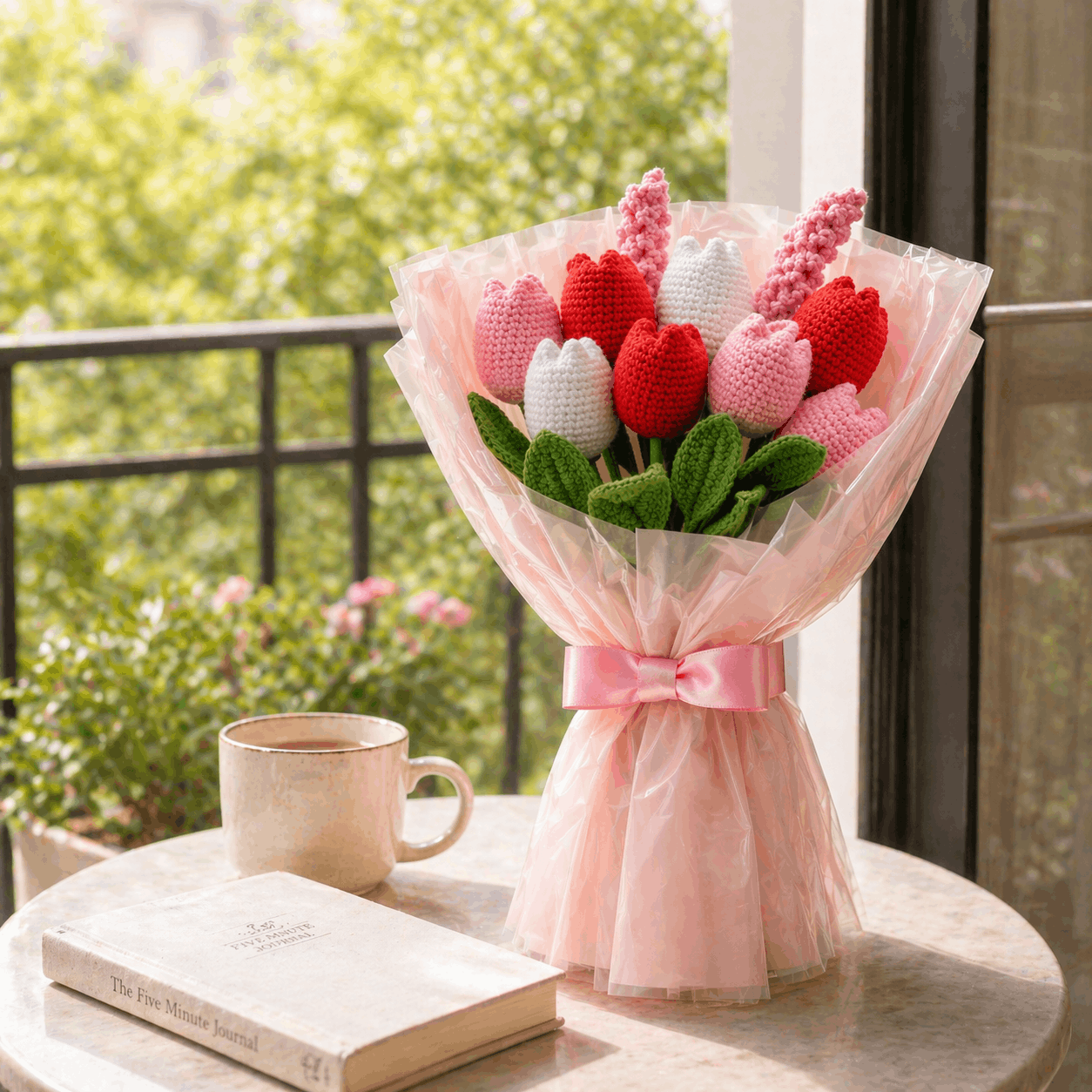 Beautiful Crochet Tulip Bouquet