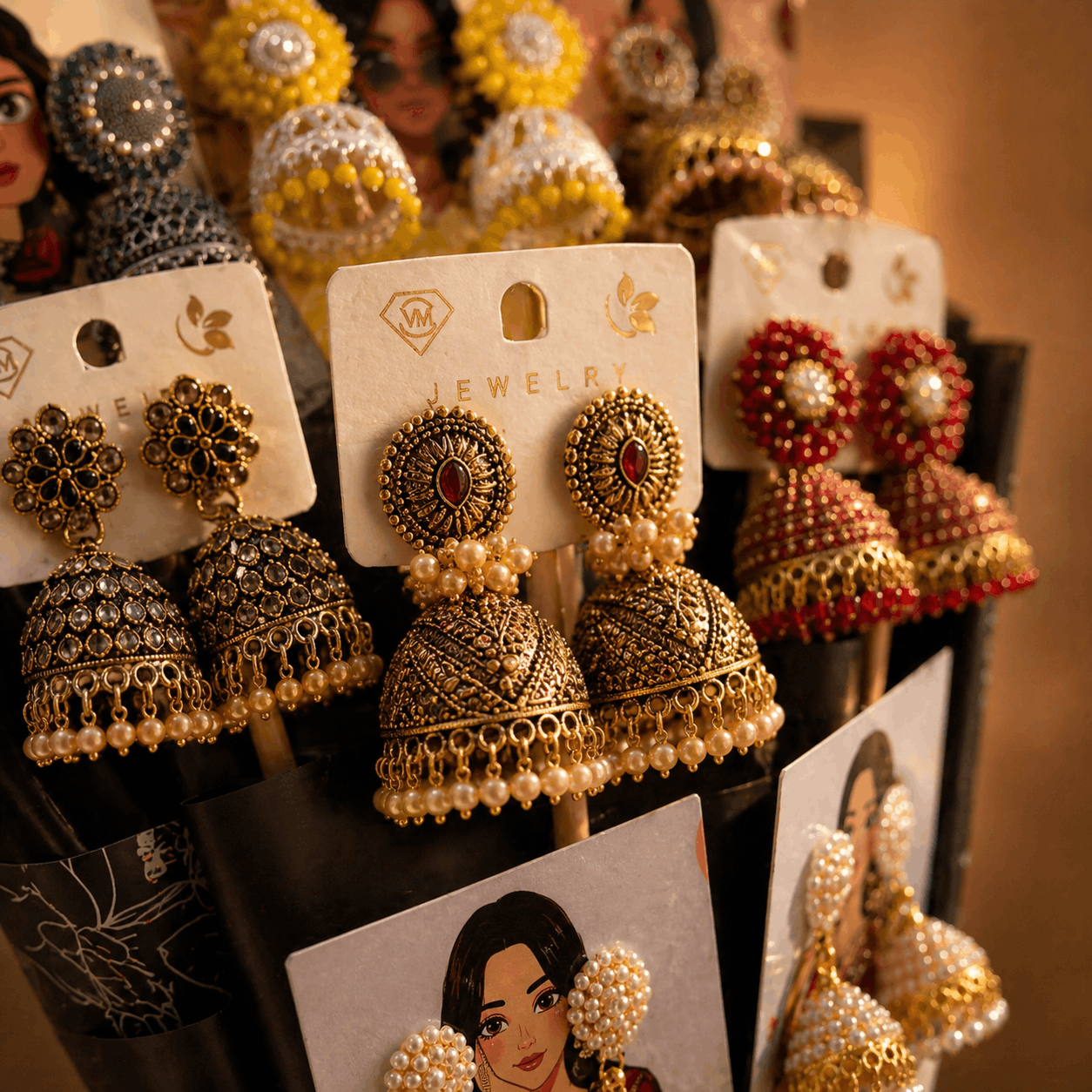 The Ultimate Jhumka Bouquet