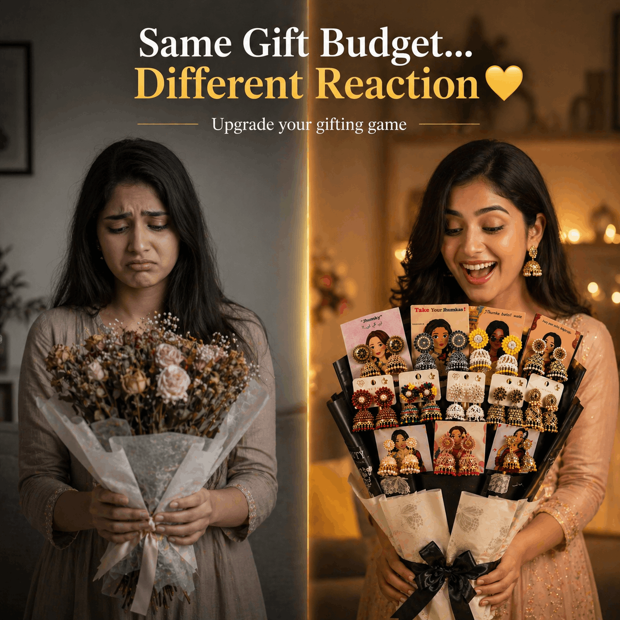 The Ultimate Jhumka Bouquet