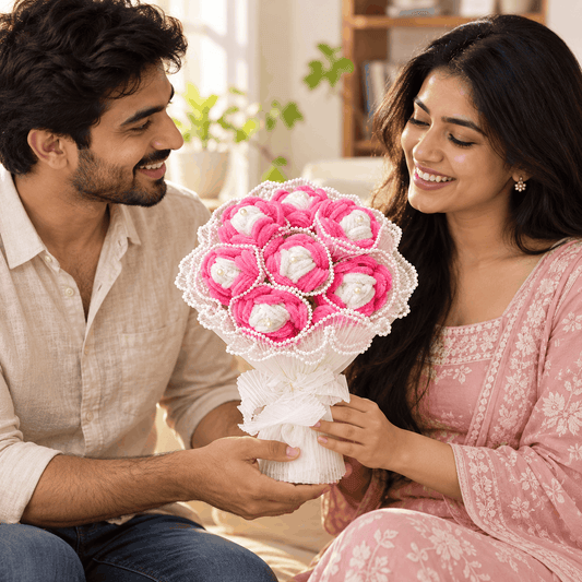 Beautiful Handcrafted Rose Bouquet