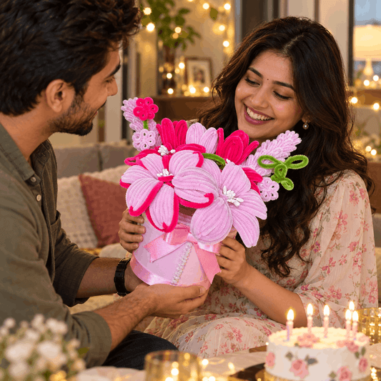 Beautiful Handmade Flower Basket