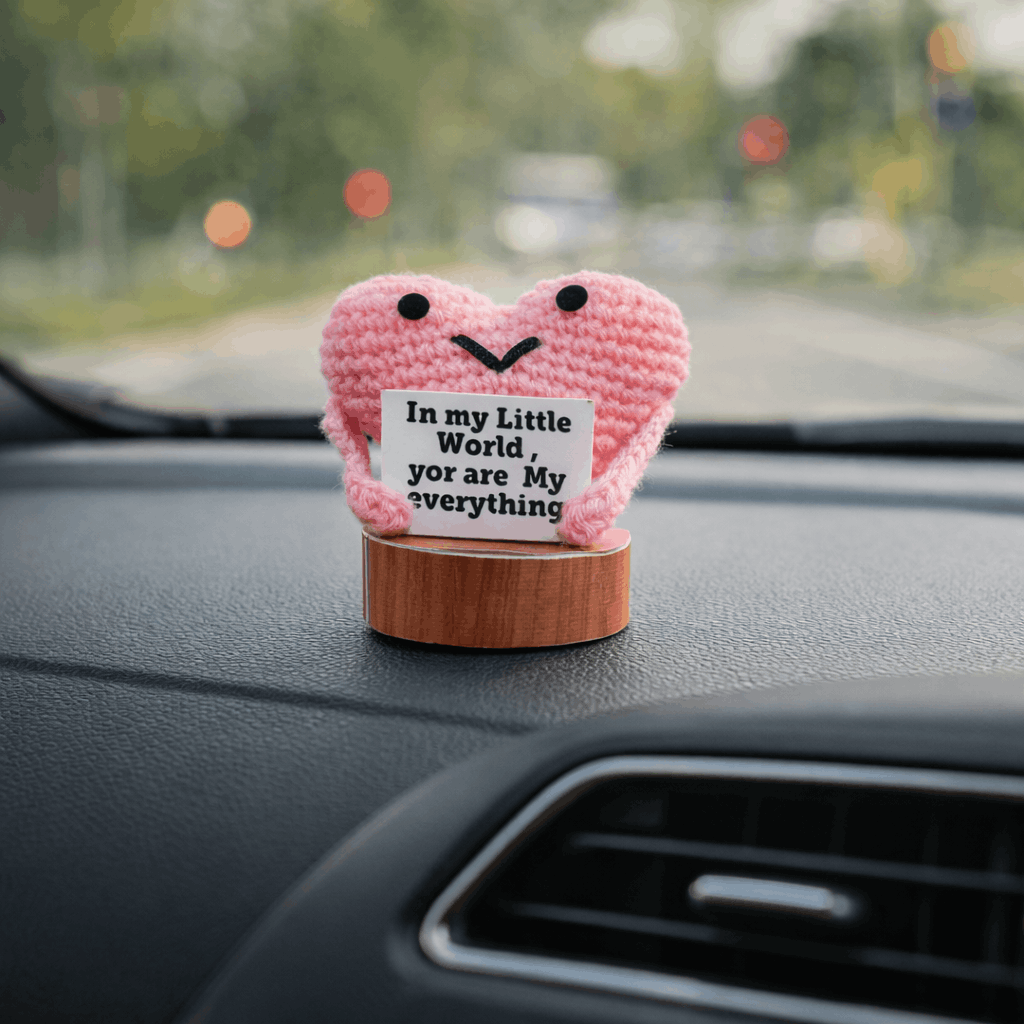 Multipurpose Handcrafted Crochet Heart Showpiece