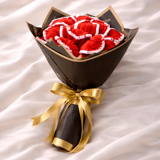 Handcrafted Red Rose Bouquet