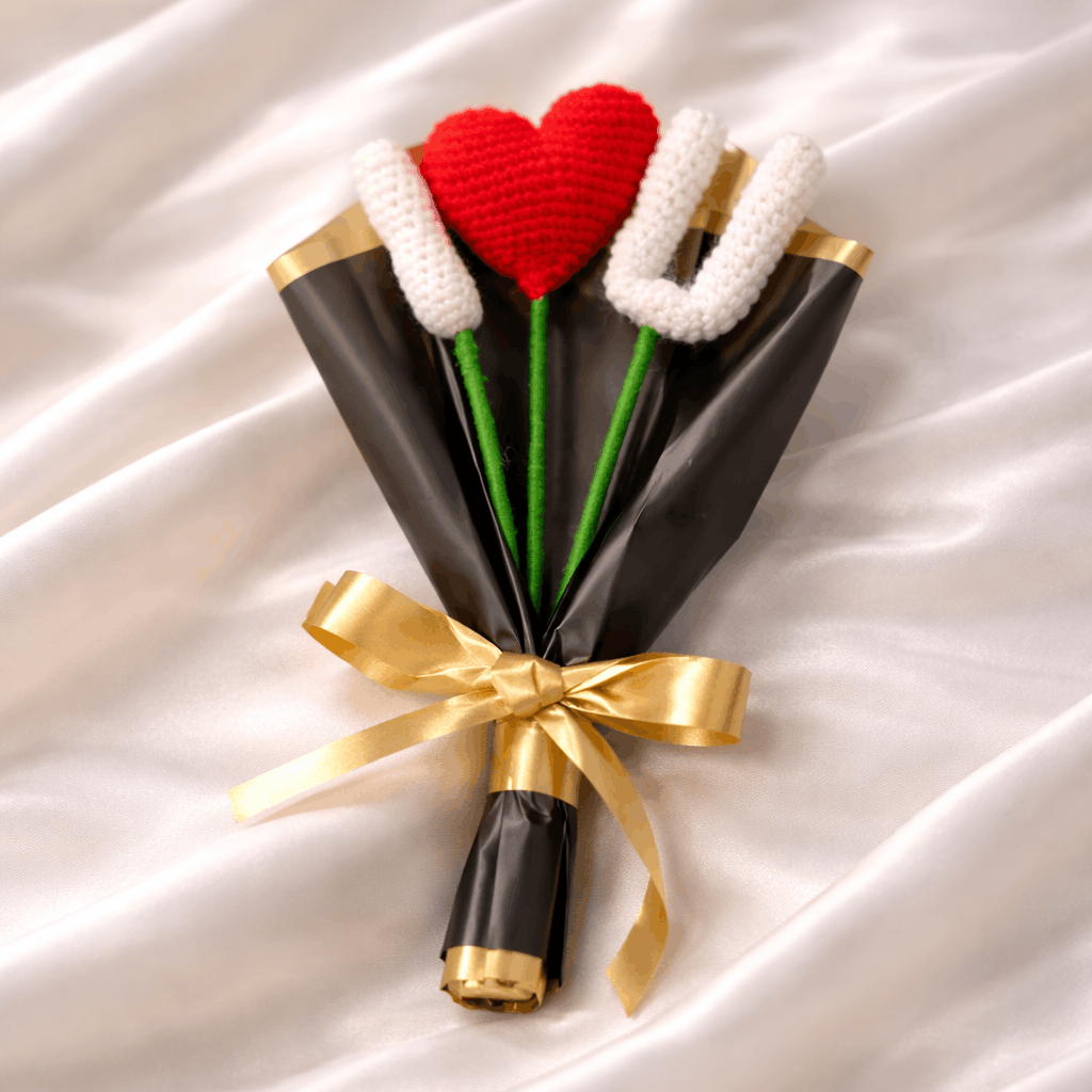 Love You Forever Crochet Bouquet