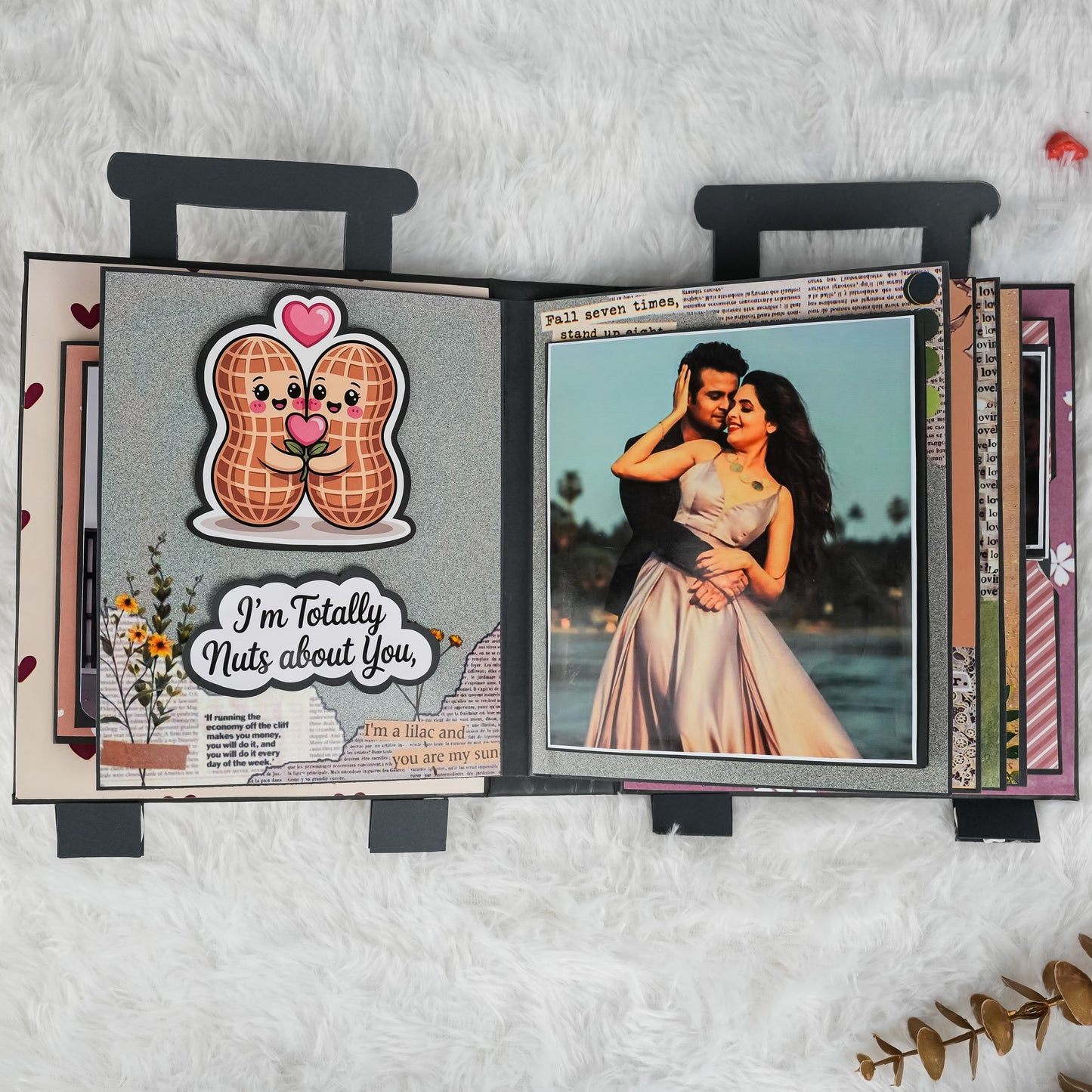 Suitcase-Style Scratch-Reveal Photo Album