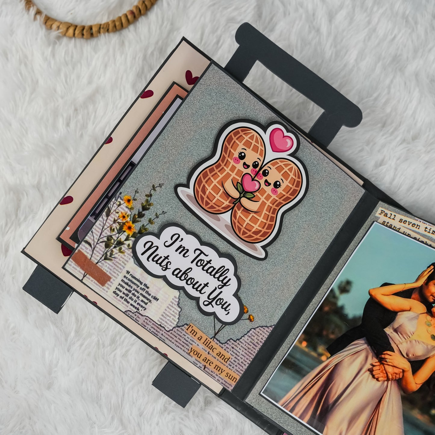 Suitcase-Style Scratch-Reveal Photo Album