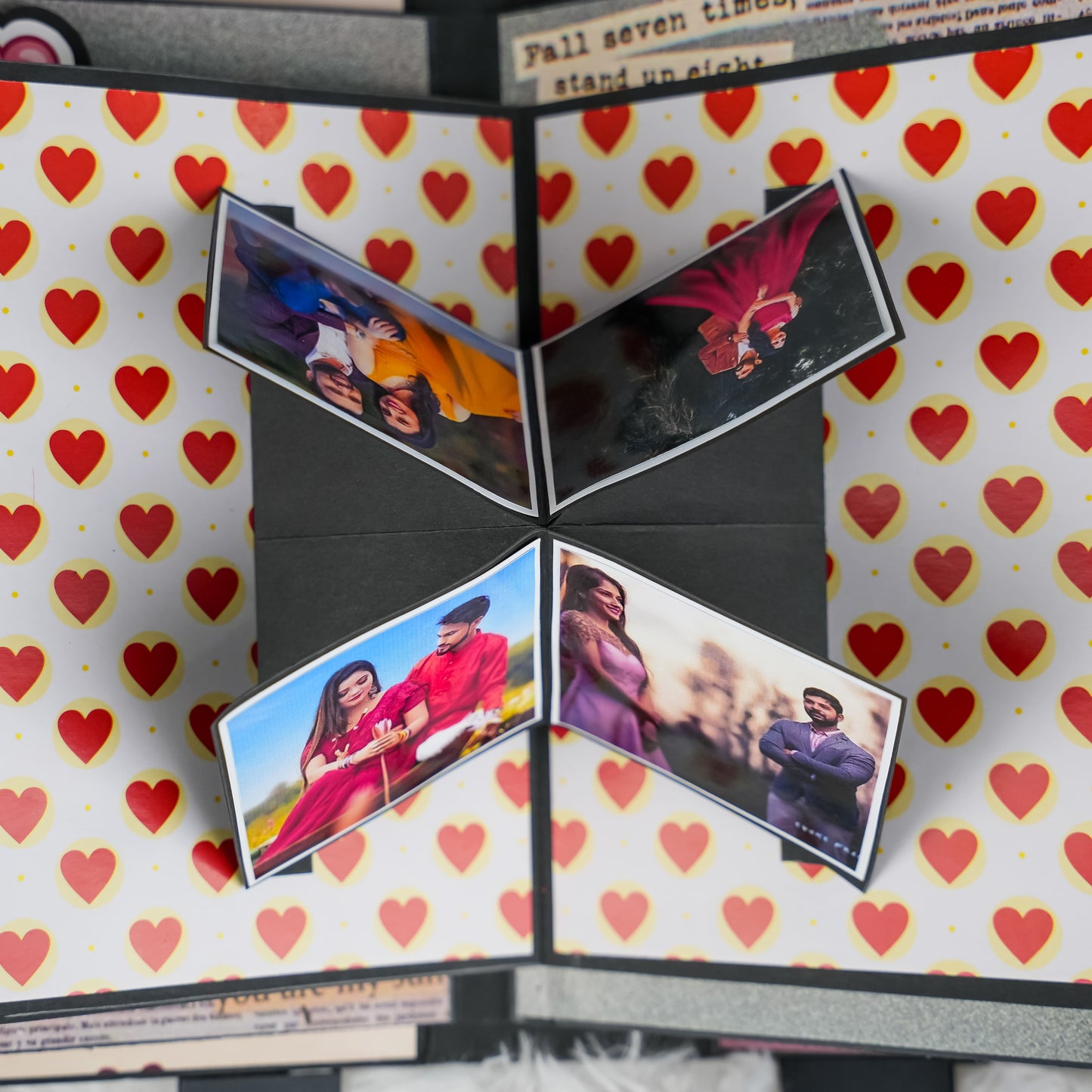 Suitcase-Style Scratch-Reveal Photo Album