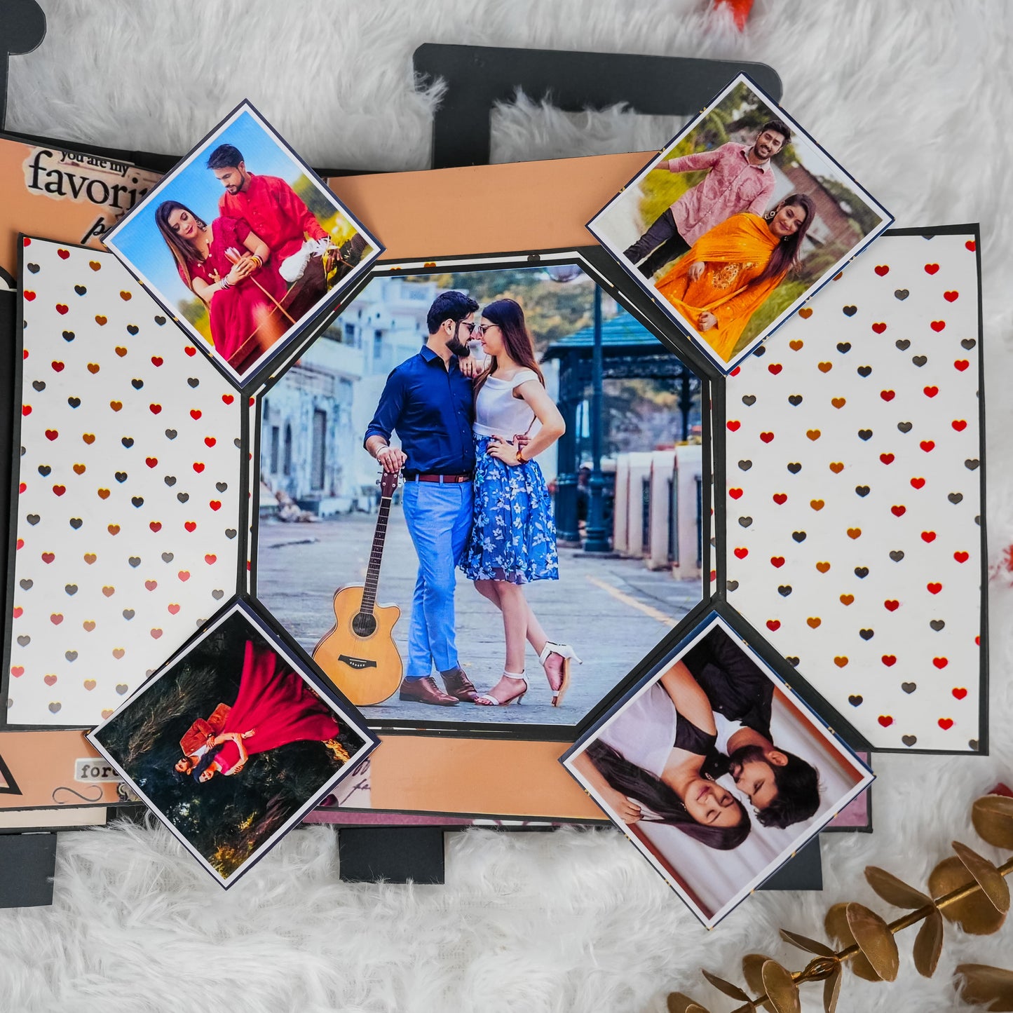Suitcase-Style Scratch-Reveal Photo Album