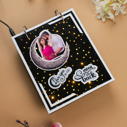 One-of-a-Kind Romantic Light-Up Album