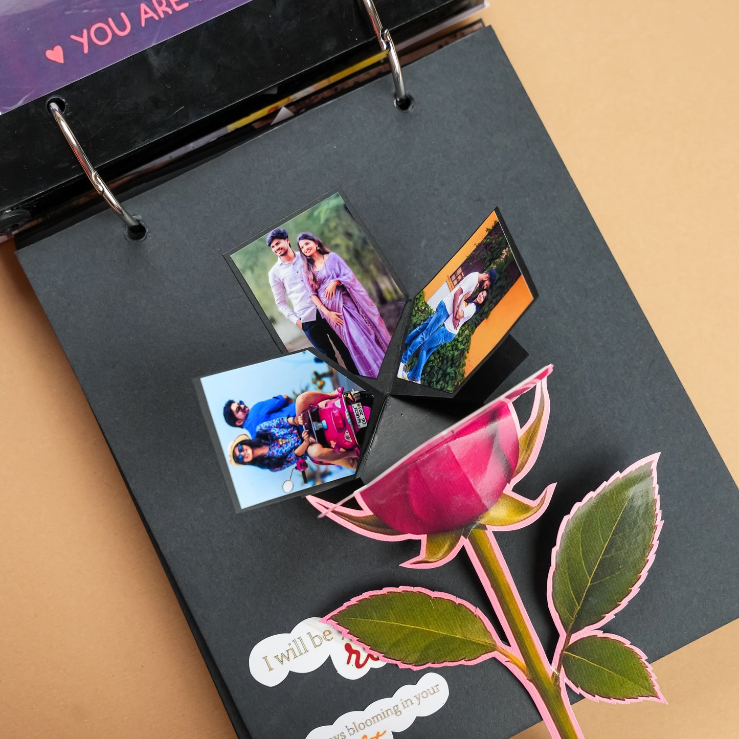 One-of-a-Kind Romantic Light-Up Album