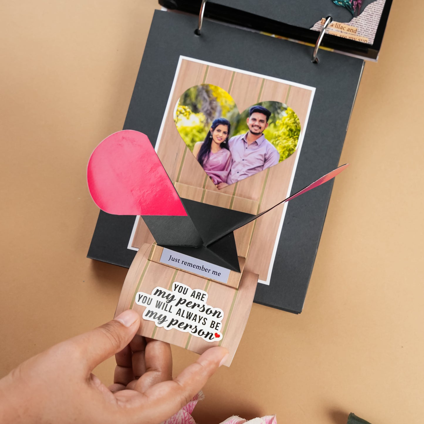 One-of-a-Kind Romantic Light-Up Album