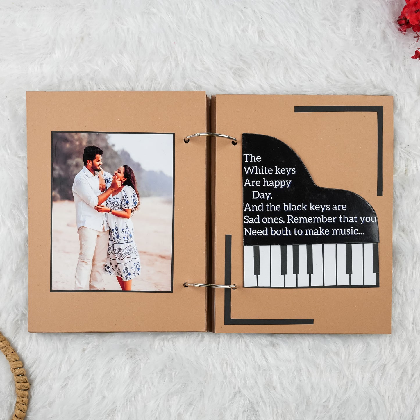 Handcrafted Personalised Anniversary Album